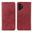 Custodia Portafoglio In Pelle Cover con Supporto A02D per Samsung Galaxy A13 4G Rosso