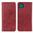 Custodia Portafoglio In Pelle Cover con Supporto A02D per Samsung Galaxy A22 5G Rosso