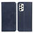 Custodia Portafoglio In Pelle Cover con Supporto A02D per Samsung Galaxy A53 5G Blu