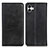 Custodia Portafoglio In Pelle Cover con Supporto A02D per Samsung Galaxy F04 Nero