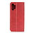 Custodia Portafoglio In Pelle Cover con Supporto A02D per Samsung Galaxy M32 5G Rosso