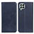 Custodia Portafoglio In Pelle Cover con Supporto A02D per Samsung Galaxy M33 5G Blu