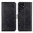 Custodia Portafoglio In Pelle Cover con Supporto A02D per Samsung Galaxy S21 Ultra 5G Nero