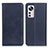 Custodia Portafoglio In Pelle Cover con Supporto A02D per Xiaomi Mi 12 Lite 5G Blu