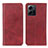 Custodia Portafoglio In Pelle Cover con Supporto A02D per Xiaomi Redmi Note 12 4G Rosso