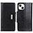 Custodia Portafoglio In Pelle Cover con Supporto A03 per Apple iPhone 13 Nero