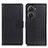 Custodia Portafoglio In Pelle Cover con Supporto A03D per Asus Zenfone 9 Nero