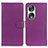 Custodia Portafoglio In Pelle Cover con Supporto A03D per Huawei Honor 90 5G Viola