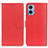 Custodia Portafoglio In Pelle Cover con Supporto A03D per Motorola Moto E22 Rosso