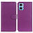 Custodia Portafoglio In Pelle Cover con Supporto A03D per Motorola Moto E22i Viola