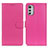 Custodia Portafoglio In Pelle Cover con Supporto A03D per Motorola Moto E32 Rosa Caldo