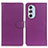 Custodia Portafoglio In Pelle Cover con Supporto A03D per Motorola Moto Edge 30 Pro 5G Viola