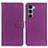 Custodia Portafoglio In Pelle Cover con Supporto A03D per Motorola Moto Edge S30 5G Viola