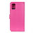 Custodia Portafoglio In Pelle Cover con Supporto A03D per Motorola Moto G100 5G Rosa Caldo