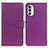 Custodia Portafoglio In Pelle Cover con Supporto A03D per Motorola Moto G71s 5G Viola