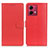 Custodia Portafoglio In Pelle Cover con Supporto A03D per Motorola Moto G84 5G Rosso