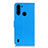 Custodia Portafoglio In Pelle Cover con Supporto A03D per Motorola Moto One Fusion Cielo Blu