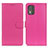 Custodia Portafoglio In Pelle Cover con Supporto A03D per Nokia C02 Rosa Caldo