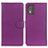 Custodia Portafoglio In Pelle Cover con Supporto A03D per Nokia C02 Viola