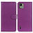 Custodia Portafoglio In Pelle Cover con Supporto A03D per Nokia C110 Viola