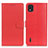 Custodia Portafoglio In Pelle Cover con Supporto A03D per Nokia C2 2nd Edition Rosso