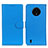 Custodia Portafoglio In Pelle Cover con Supporto A03D per Nokia C200 Cielo Blu