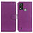 Custodia Portafoglio In Pelle Cover con Supporto A03D per Nokia C21 Plus Viola