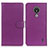 Custodia Portafoglio In Pelle Cover con Supporto A03D per Nokia C21 Viola