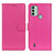 Custodia Portafoglio In Pelle Cover con Supporto A03D per Nokia C31 Rosa Caldo