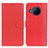 Custodia Portafoglio In Pelle Cover con Supporto A03D per Nokia X100 5G Rosso