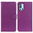 Custodia Portafoglio In Pelle Cover con Supporto A03D per OnePlus 9R 5G Viola