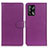 Custodia Portafoglio In Pelle Cover con Supporto A03D per Oppo F19 Viola