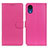 Custodia Portafoglio In Pelle Cover con Supporto A03D per Samsung Galaxy A03 Core Rosa Caldo
