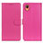 Custodia Portafoglio In Pelle Cover con Supporto A03D per Samsung Galaxy A22 5G SC-56B Rosa Caldo
