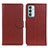 Custodia Portafoglio In Pelle Cover con Supporto A03D per Samsung Galaxy F23 5G Marrone