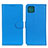 Custodia Portafoglio In Pelle Cover con Supporto A03D per Samsung Galaxy F42 5G Cielo Blu