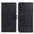 Custodia Portafoglio In Pelle Cover con Supporto A03D per Sony Xperia 10 III Lite Nero