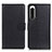 Custodia Portafoglio In Pelle Cover con Supporto A03D per Sony Xperia 5 IV Nero