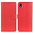 Custodia Portafoglio In Pelle Cover con Supporto A03D per Sony Xperia Ace III SO-53C Rosso