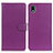 Custodia Portafoglio In Pelle Cover con Supporto A03D per Sony Xperia Ace III SO-53C Viola