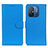 Custodia Portafoglio In Pelle Cover con Supporto A03D per Xiaomi Poco C55 Cielo Blu