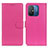 Custodia Portafoglio In Pelle Cover con Supporto A03D per Xiaomi Poco C55 Rosa Caldo