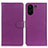 Custodia Portafoglio In Pelle Cover con Supporto A03D per Xiaomi Poco C65 Viola