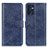 Custodia Portafoglio In Pelle Cover con Supporto A04D per OnePlus Nord CE 2 5G Blu