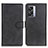 Custodia Portafoglio In Pelle Cover con Supporto A04D per Oppo A77 5G Nero