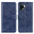 Custodia Portafoglio In Pelle Cover con Supporto A04D per Oppo Reno5 F Blu