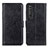 Custodia Portafoglio In Pelle Cover con Supporto A04D per Sony Xperia 1 III