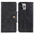 Custodia Portafoglio In Pelle Cover con Supporto A05 per Apple iPhone 14 Pro Nero