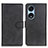 Custodia Portafoglio In Pelle Cover con Supporto A05D per Huawei Honor X5 Plus Nero