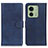 Custodia Portafoglio In Pelle Cover con Supporto A05D per Motorola Moto Edge (2023) 5G Blu